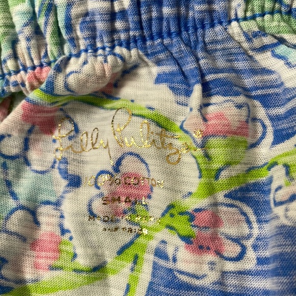 Lilly Pulitzer Wiley Ruffle strapless Top size Small - Picture 6 of 9